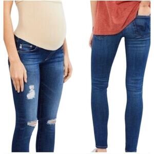 AG Secret Fit Belly Mama Maternity Pregnancy Skinny Leg Denim Jeans Ladies